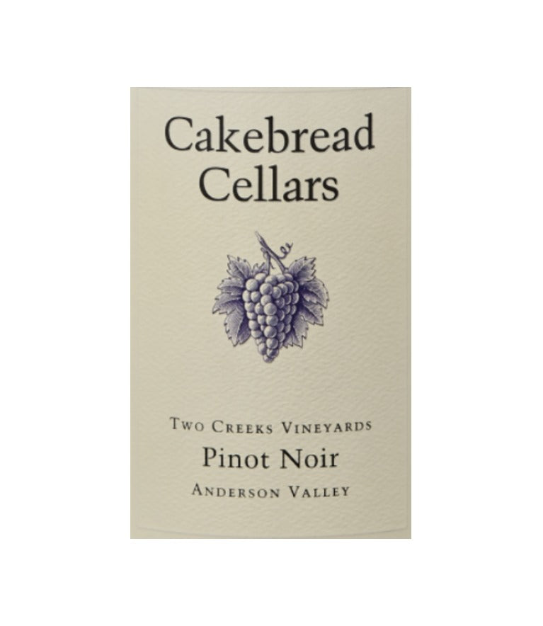 DAMAGED LABEL: Cakebread Two Creeks Vineyards Pinot Noir 2023 (750 ml)