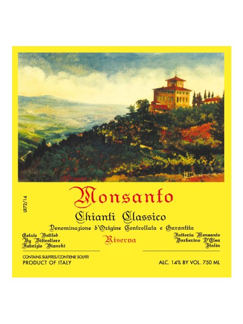Castello di Monsanto Chianti Classico Riserva 2019 (750 ml)
