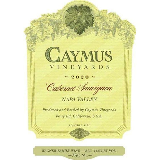 Caymus Cabernet Sauvignon 2020 (750 ml)