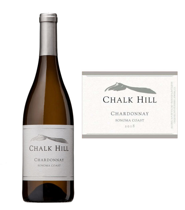 DAMAGED LABEL: Chalk Hill Sonoma Coast Chardonnay 2019 (750 ml)