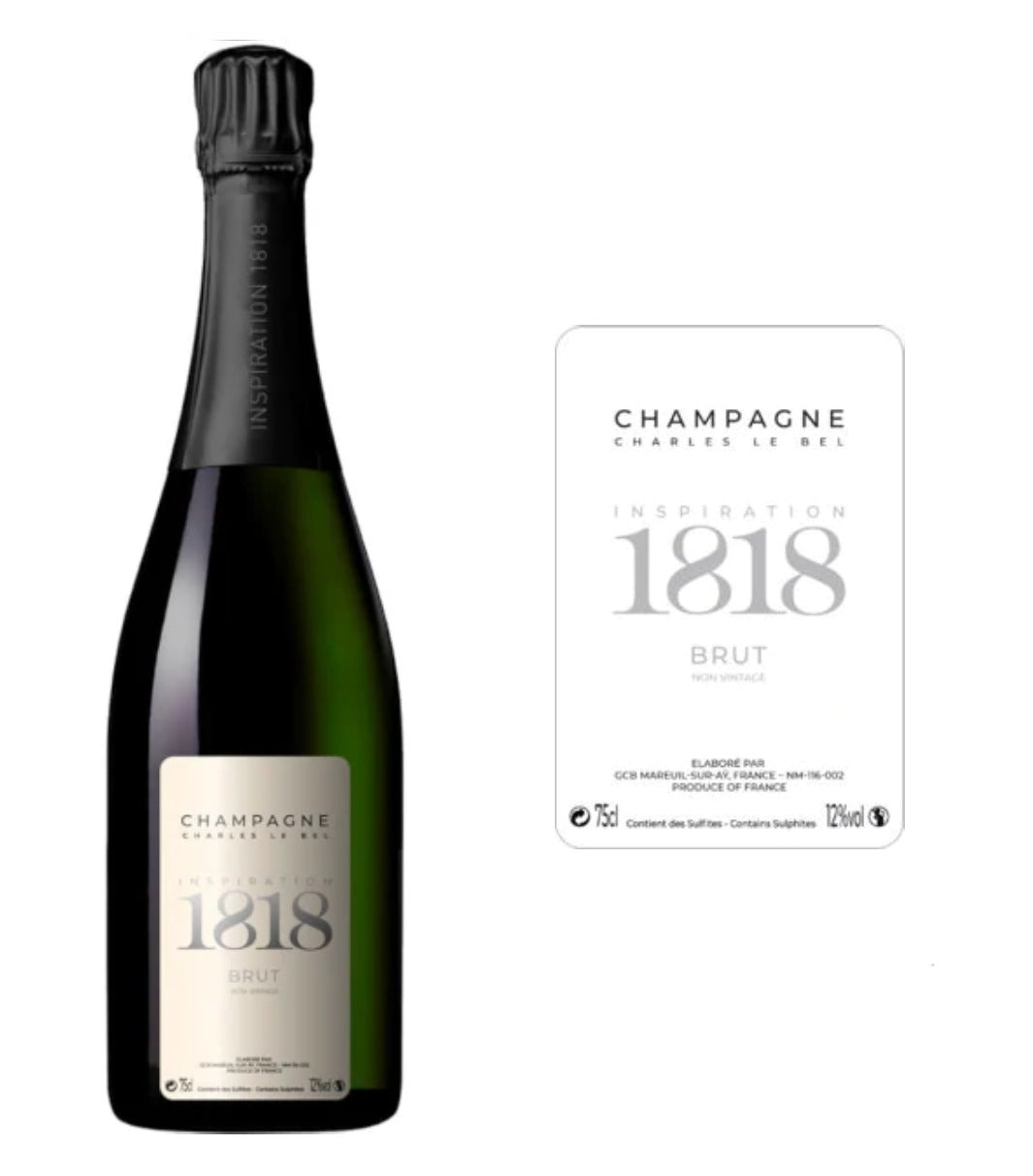 Champagne Charles Le Bel Inspiration 1818 Brut (750 ml)