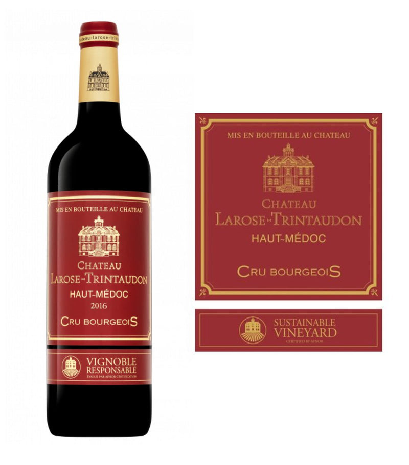 DAMAGED LABEL: Chateau Larose-Trintaudon Haut-Medoc Bordeaux Blend 2016 (750 ml)