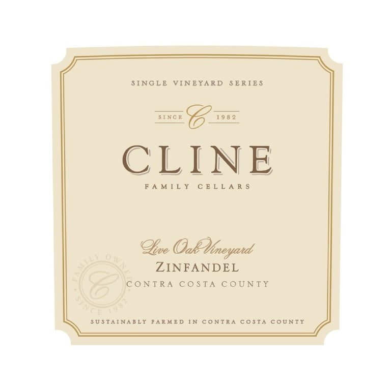 Cline Live Oak Vineyards Zinfandel 2019  (750 ml)