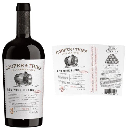 Cooper & Thief Bourbon Barrel Aged Red Blend 2021 (750 ml)