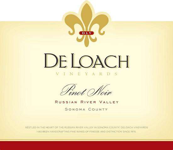 DeLoach Russian River Valley Pinot Noir 2016 - BuyWinesOnline.com