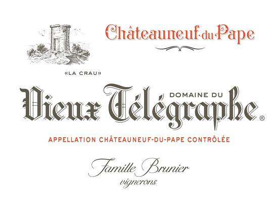 Domaine du Vieux Telegraphe Chateauneuf-du-Pape La Crau 2017 (750 ml) - BuyWinesOnline.com