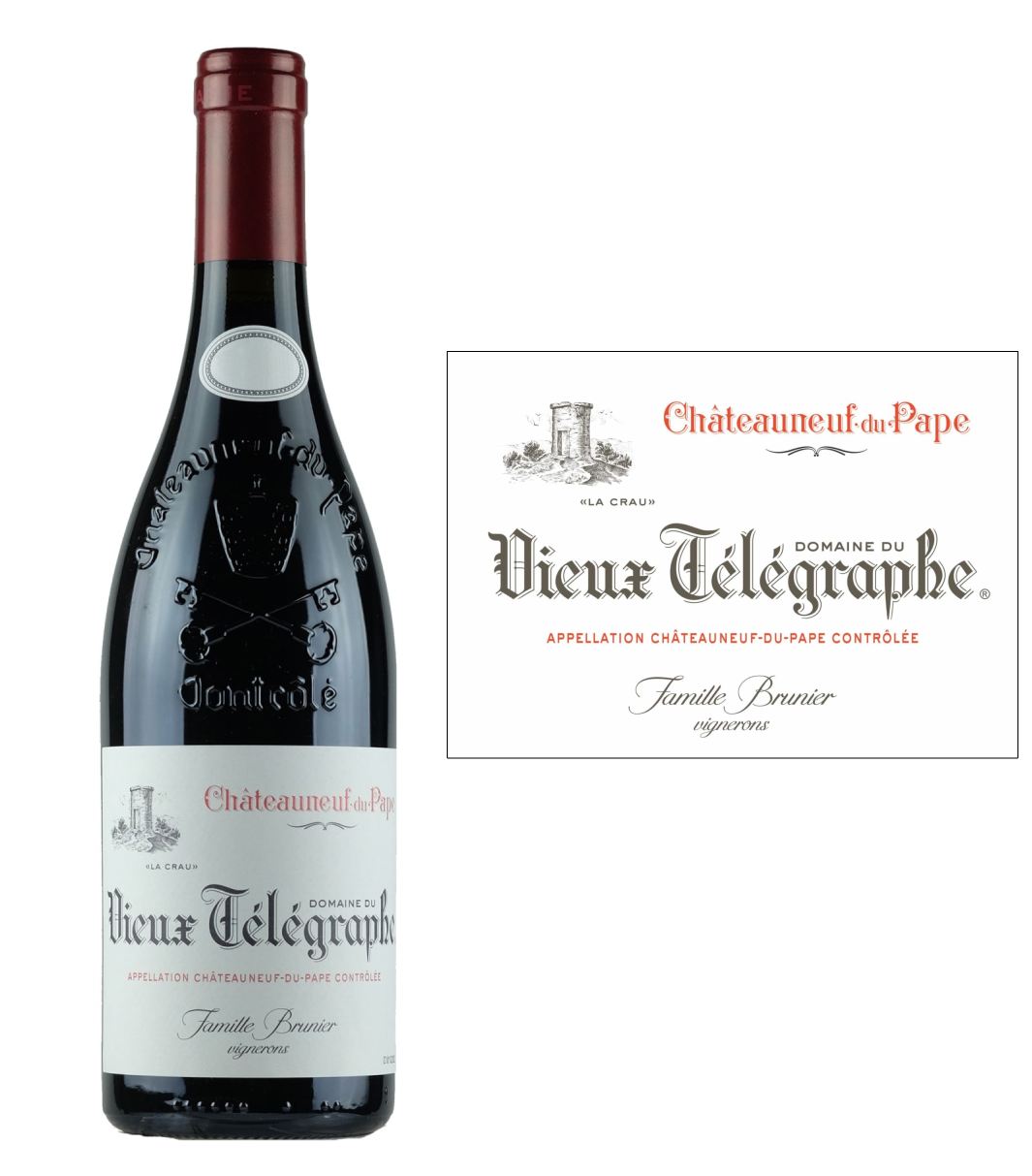 Domaine du Vieux Telegraphe Chateauneuf-du-Pape La Crau 2018 (750 ml)