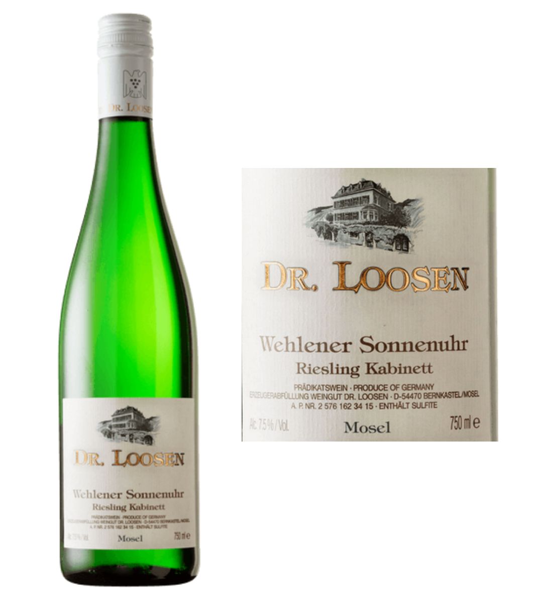 Dr. Loosen Wehlener Sonnenuhr Kabinett Riesling 2017 (750 ml)