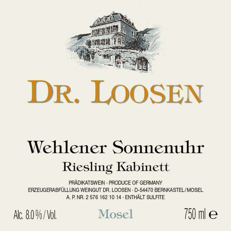 Dr. Loosen Wehlener Sonnenuhr Kabinett Riesling 2017 - BuyWinesOnline.com