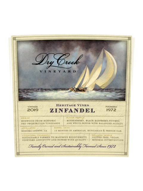 Dry Creek Vineyard Heritage Vines Zinfandel 2019 (750 ml)