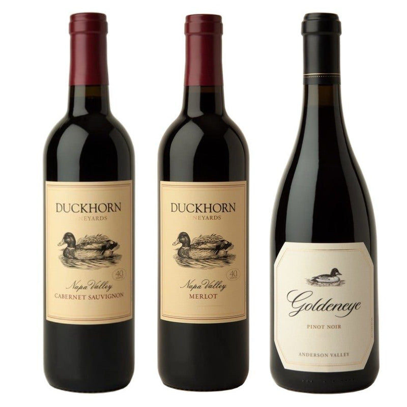 Duckhorn Vineyards 90+ Point Wine Tasting Trio
