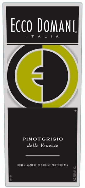DAMAGED LABEL: Ecco Domani Pinot Grigio 2022 (750 ml)