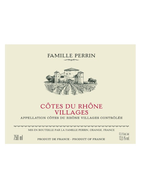 Famille Perrin Cotes du Rhone Villages Rouge 2021 (750 ml)