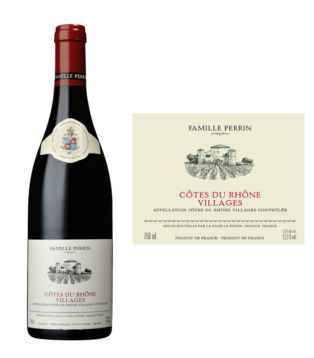 Famille Perrin Cotes du Rhone Villages Rouge 2021 (750 ml)