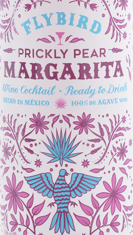 Flybird Prickly Pear Margarita Agave Wine Cocktail (750 ml)