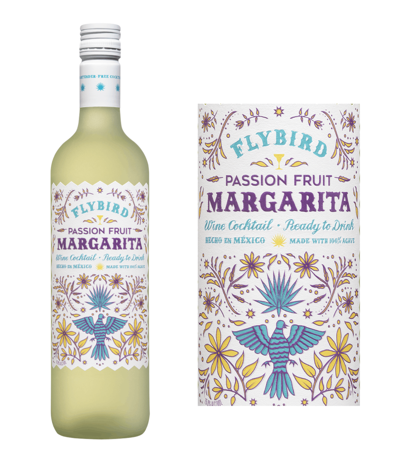 Flybird Passion Fruit Margarita Agave Wine Cocktail (750 ml)