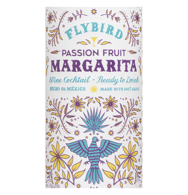 Flybird Passion Fruit Margarita Agave Wine Cocktail (750 ml)