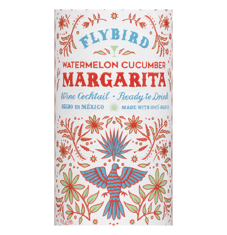 Flybird Watermelon Cucumber Margarita Agave Wine Cocktail (750 ml)