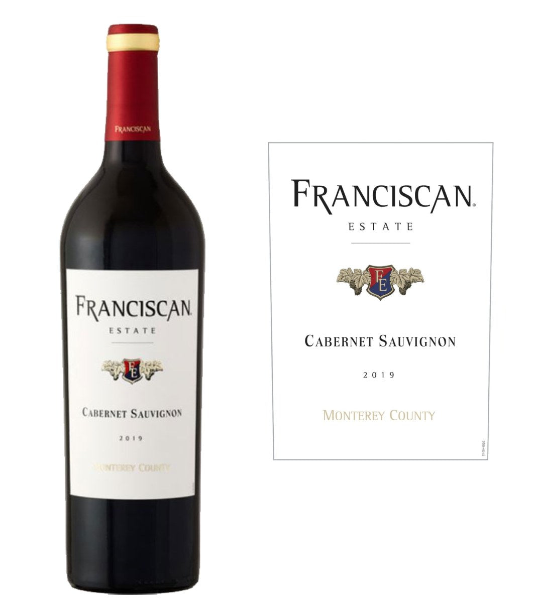DAMAGED LABEL: Franciscan Estate Cabernet Sauvignon 2022 (750 ml)