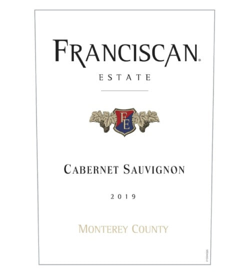DAMAGED LABEL: Franciscan Estate Cabernet Sauvignon 2022 (750 ml)