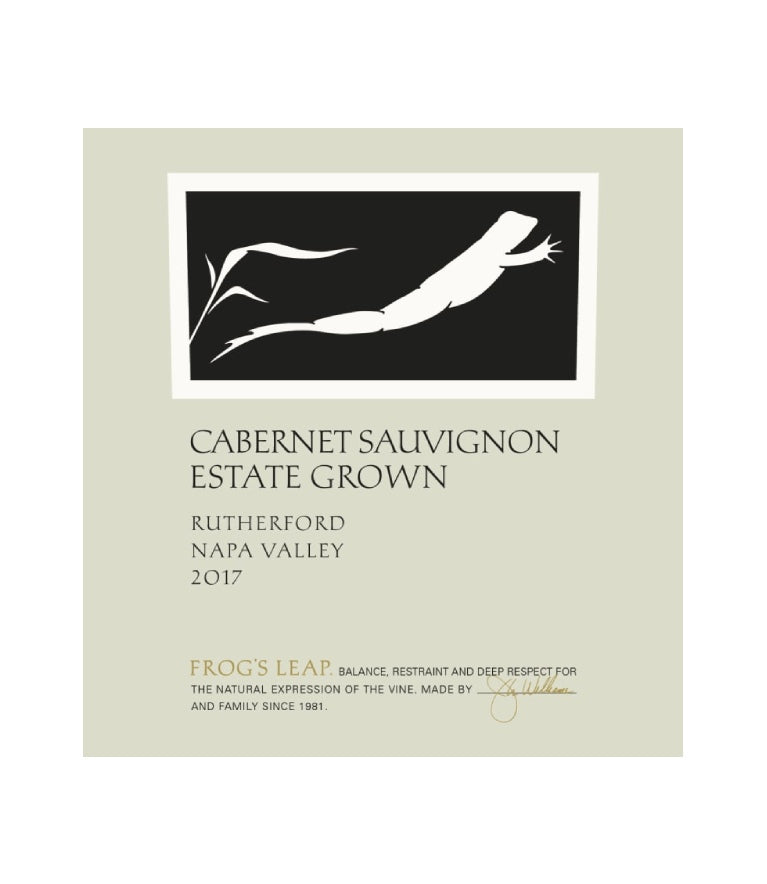 Frog's Leap Estate Grown Cabernet Sauvignon 2018 (750 ml)