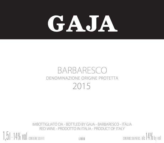 Gaja Barbaresco 2015 (750 ml) - BuyWinesOnline.com