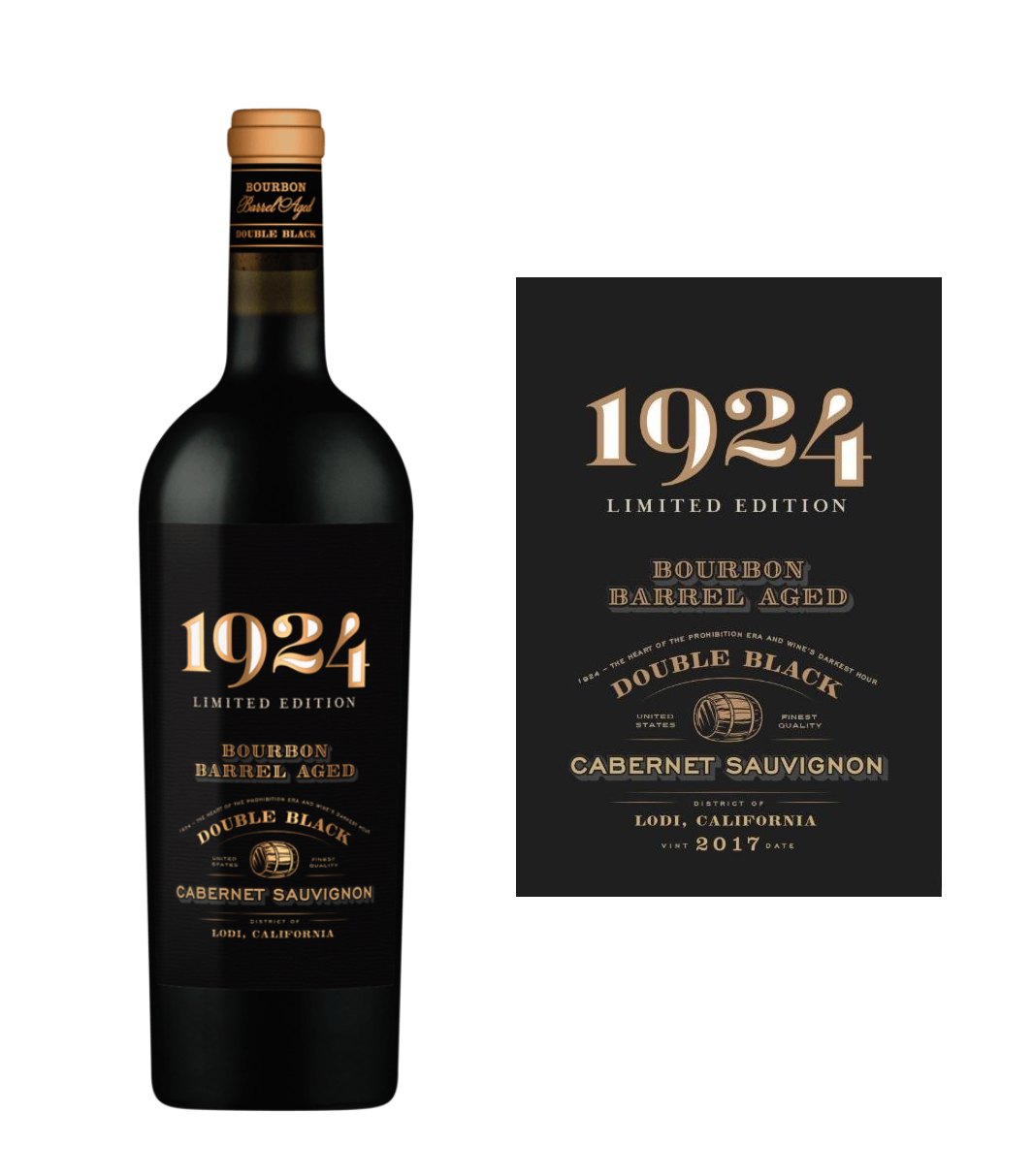 REMAINING STOCK: Gnarly Head 1924 Bourbon Barrel Aged Double Black Cabernet Sauvignon 2022 (750 ml)