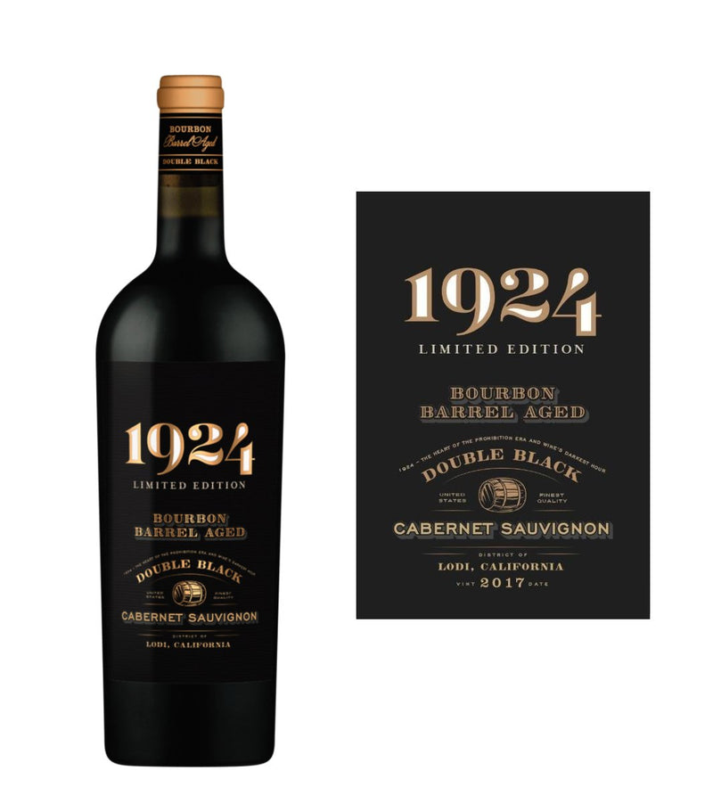 Gnarly Head 1924 Bourbon Barrel Aged Double Black Cabernet Sauvignon 2022 (750 ml)