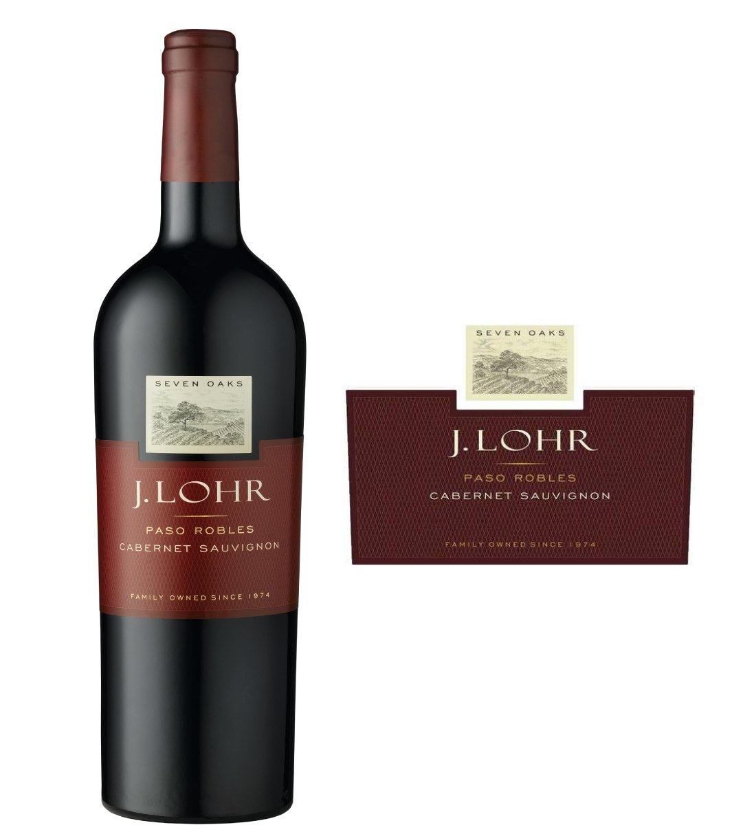 DAMAGED LABEL: J. Lohr Estates Seven Oaks Cabernet Sauvignon 2021 (750 ml)