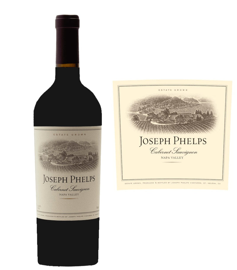 Joseph Phelps Cabernet Sauvignon 2019 + Velvet Holiday Wine Gift Bag (750 ml)