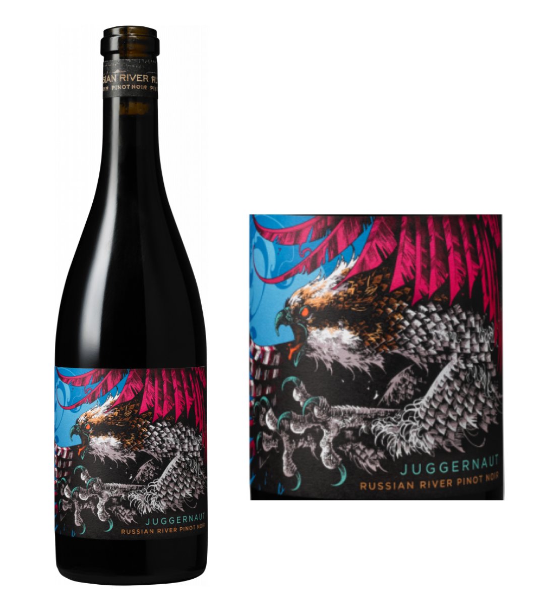 DAMAGED LABEL: Juggernaut Pinot Noir Russian River Valley 2021 (750 ml)