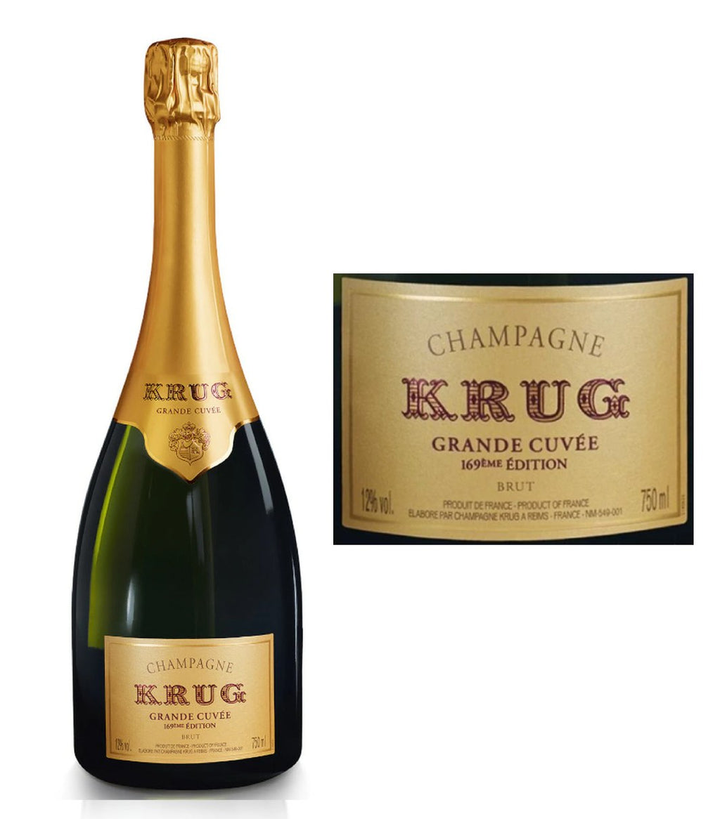 Vintage Bottle - Champagne Krug Grande Cuvee Brut Yellow Label