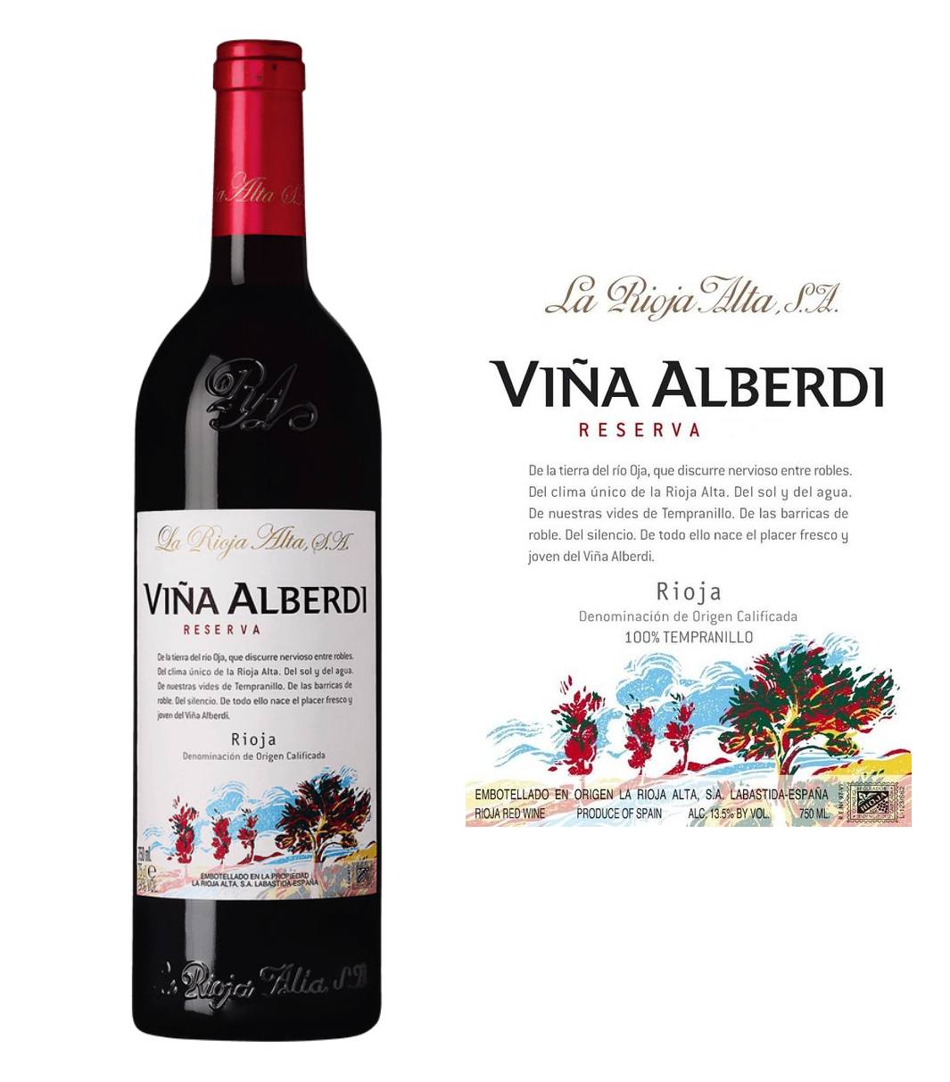 La Rioja Alta Vina Alberdi Reserva 2019 (750 ml)