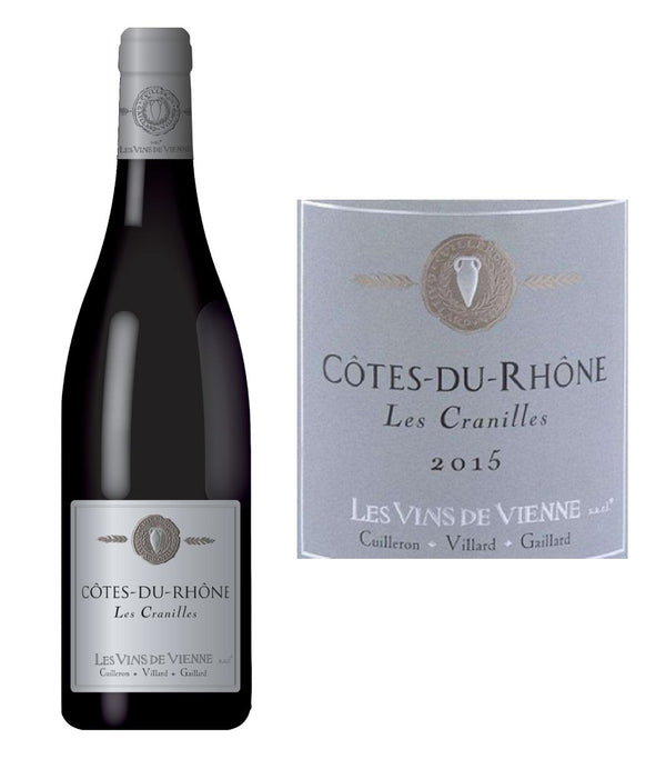 Les Vins de Vienne Les Cranilles Cotes du Rhone 2015 (750 ml)