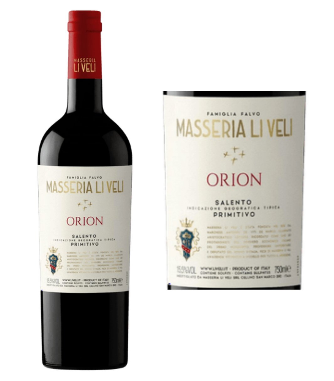 Li Veli Orion Primitivo 2022 (750 ml)