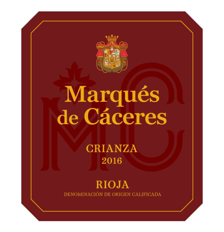 DAMAGED LABEL: Marques de Caceres Rioja Crianza 2021 (750 ml)