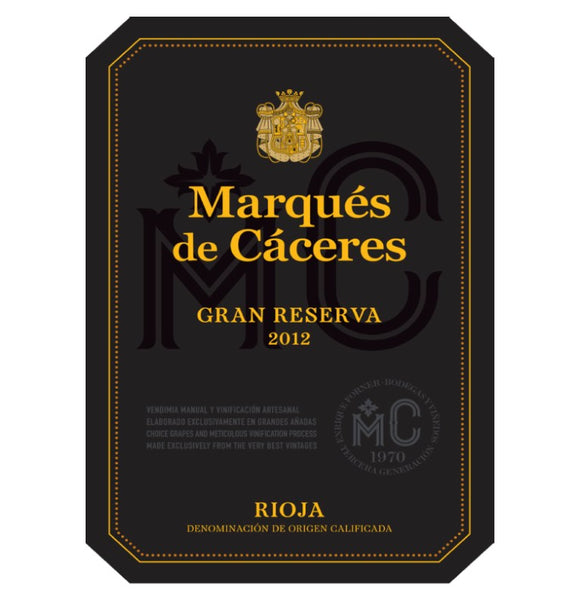 Caceres Gran de Wine | Marques Premium 2015 BuyWinesOnline Spanish Red | Rioja Reserva