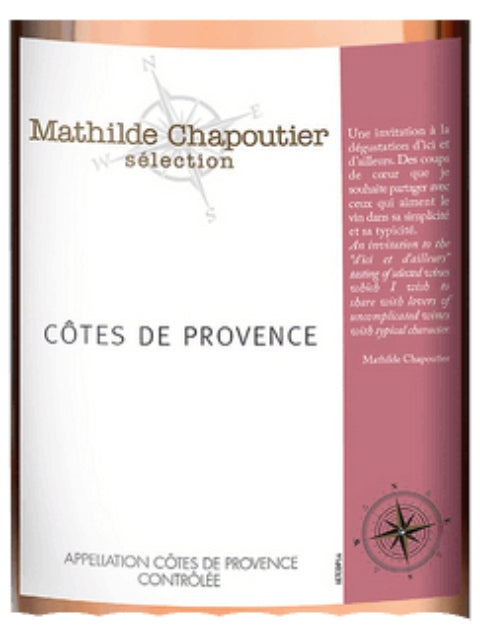 Mathilde Chapoutier Cotes de Provence Rose 2018  (750 ml)