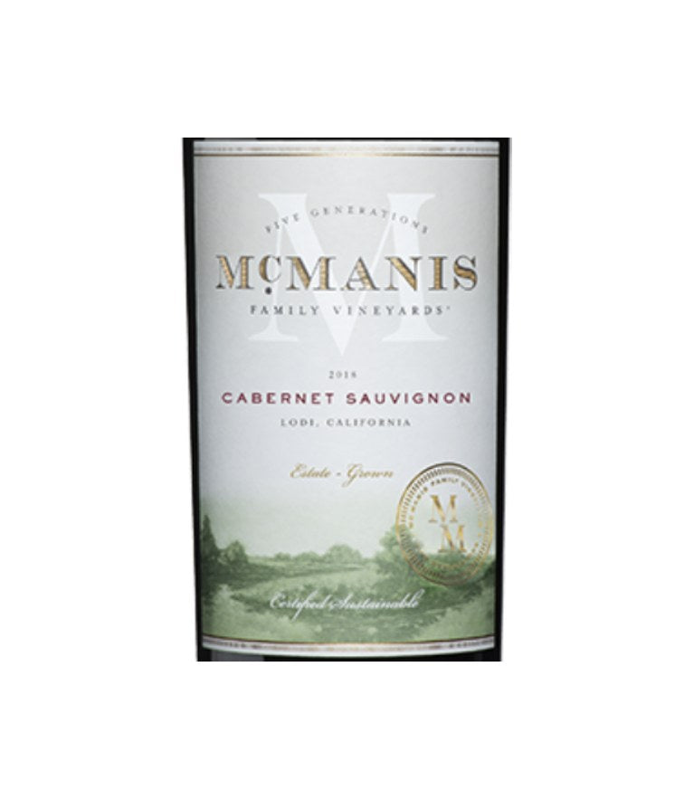DAMAGED LABEL: McManis Cabernet Sauvignon (750 ml)