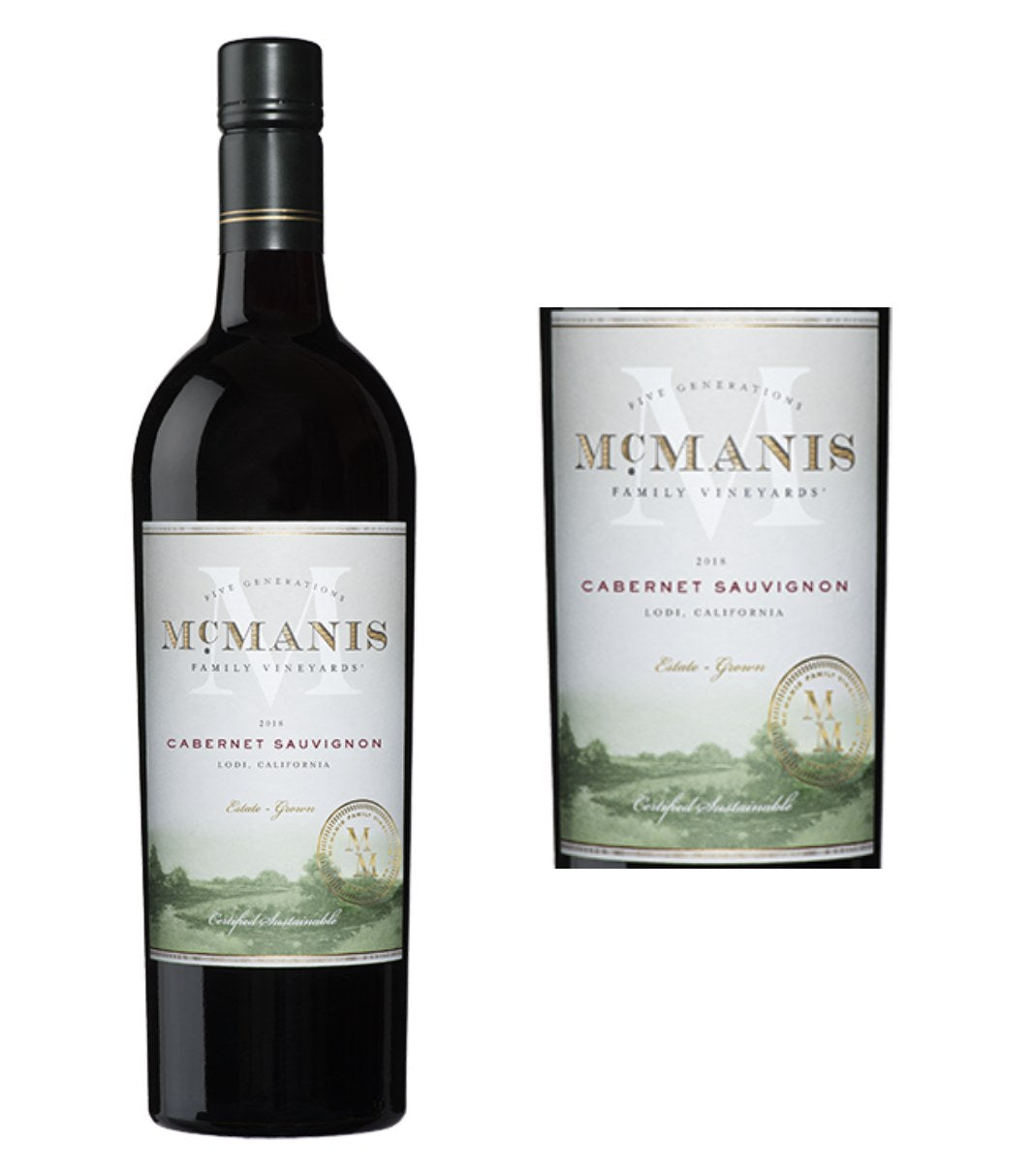DAMAGED LABEL: McManis Cabernet Sauvignon (750 ml)