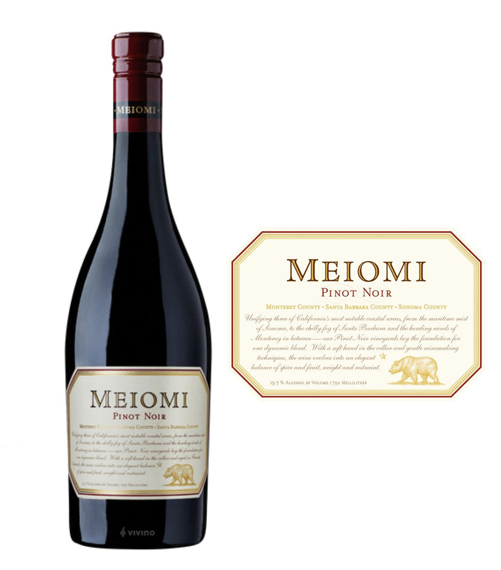 Meiomi Pinot Noir, Rich and Bold Red Wine