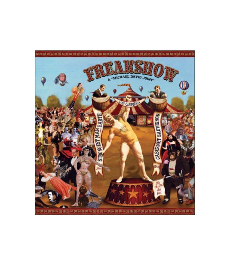 DAMAGED LABEL: Michael David Winery Freakshow Cabernet Sauvignon 2022 (750 ml)