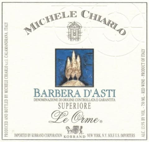Michele Chiarlo Le Orme Barbera d'Asti 2017 (750 ml)