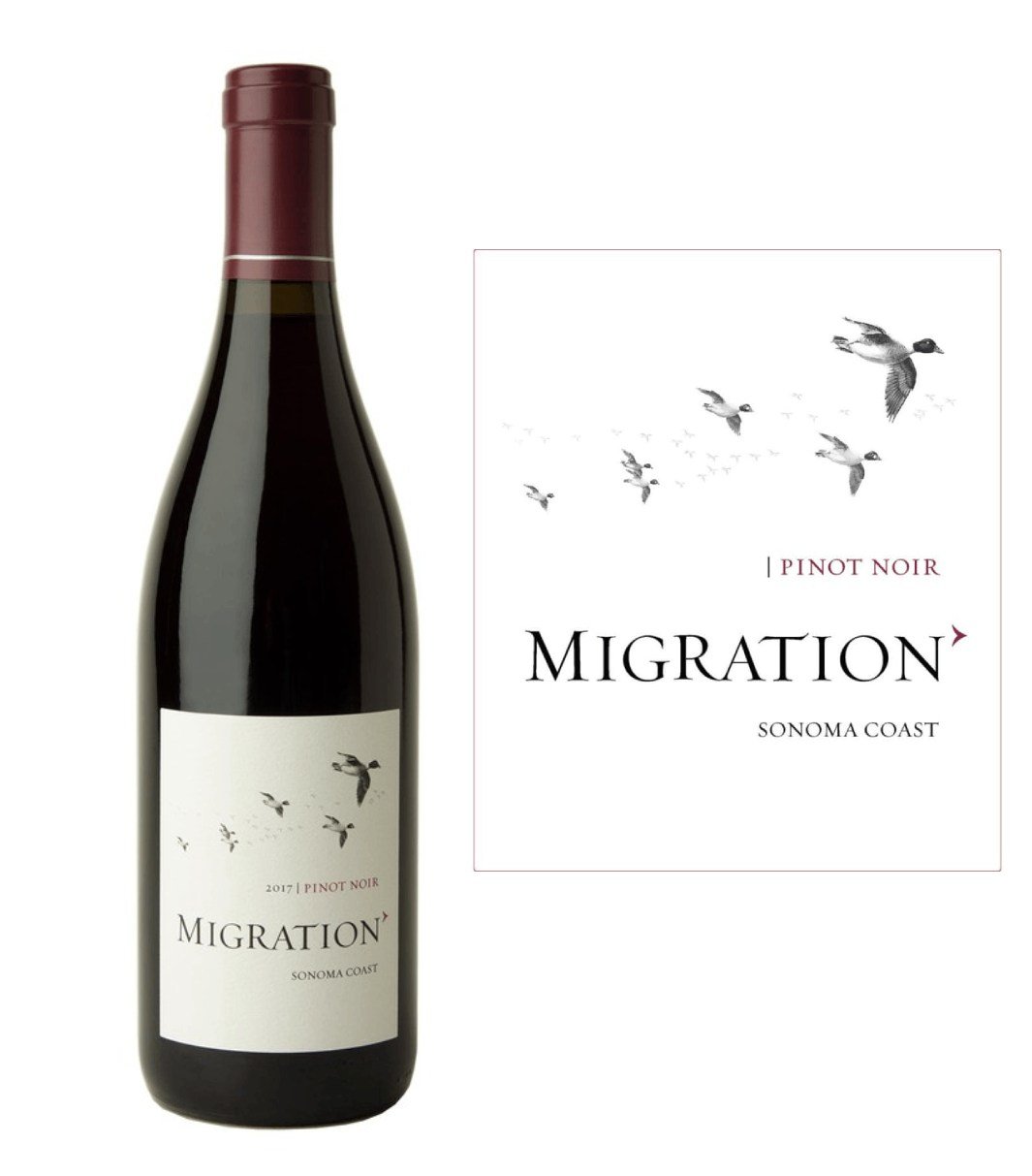 DAMAGED LABEL: Migration Sonoma Coast Pinot Noir 2022 (750 ml)