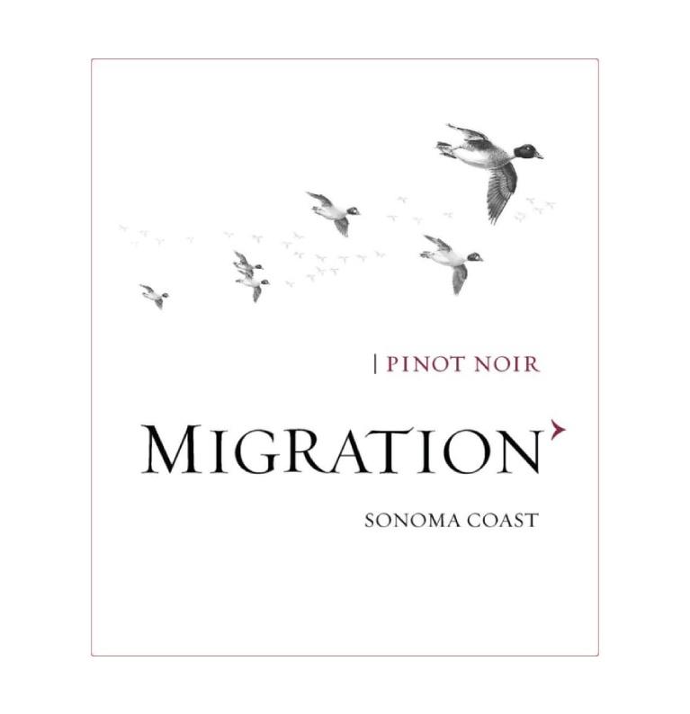 DAMAGED LABEL: Migration Sonoma Coast Pinot Noir 2022 (750 ml)