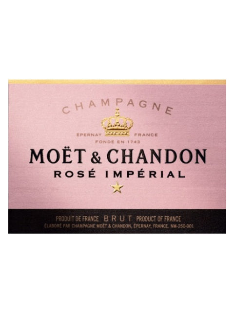 Moet & Chandon Rose Imperial Brut Champagne w/ Gift Box (750 ml)