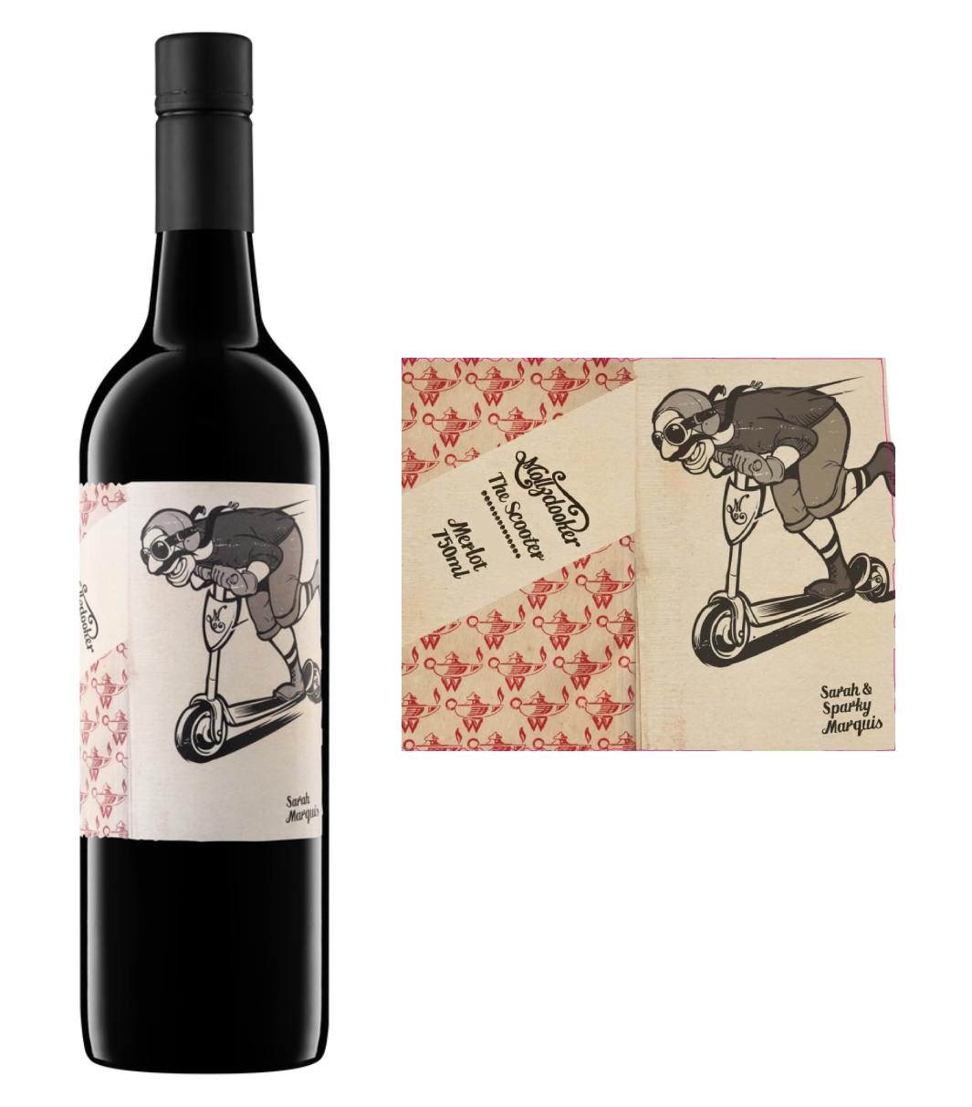 Mollydooker The Scooter Merlot 2017 (750 ml)