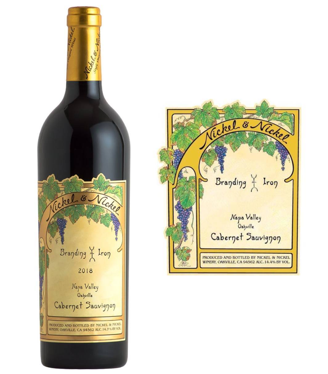 DAMAGED LABEL Nickel & Nickel Branding Iron Vineyard Sauvign