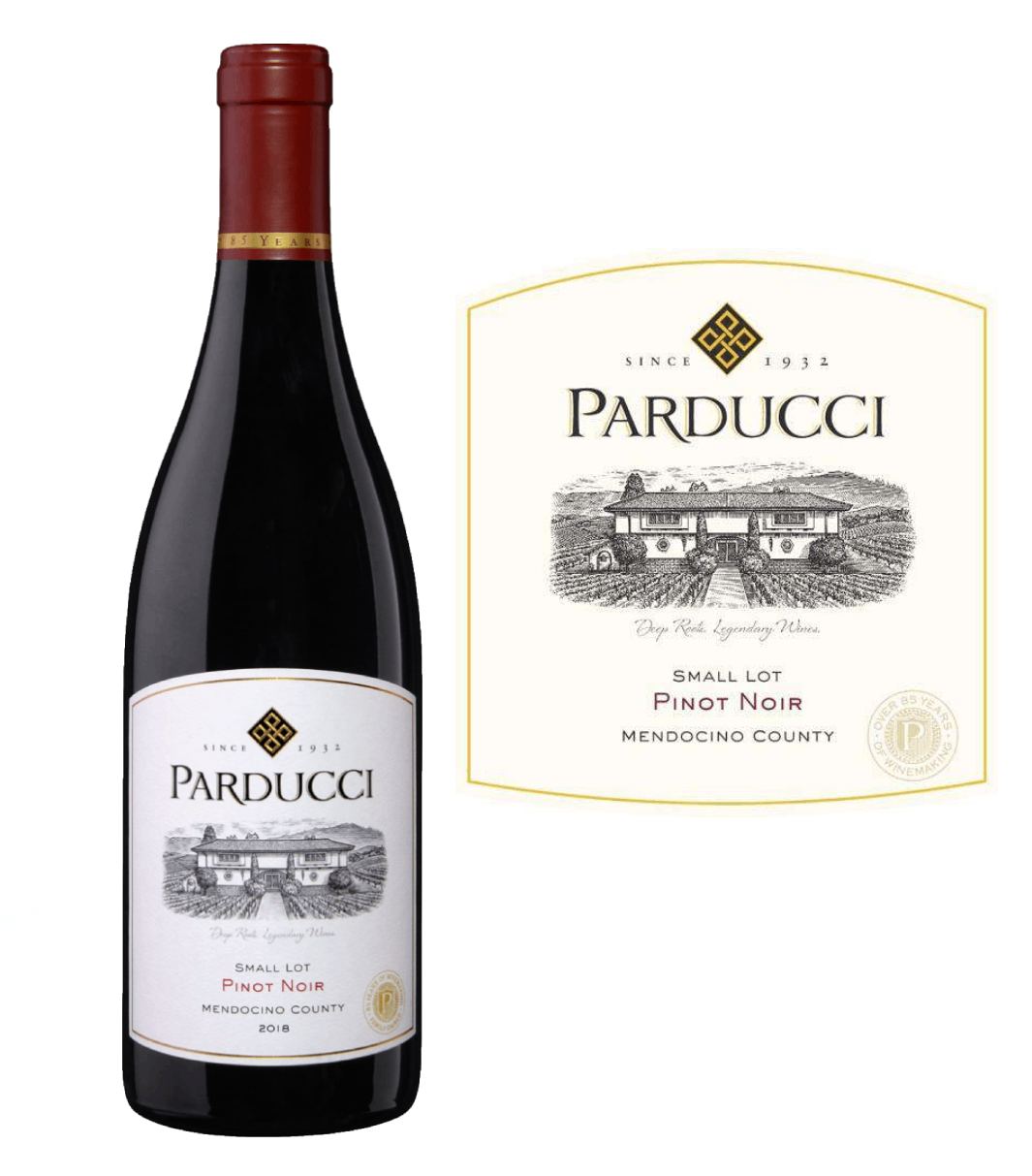DAMAGED LABEL: Parducci Small Lot Pinot Noir 2022 (750 ml)