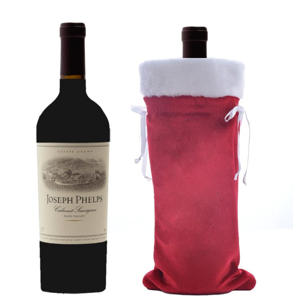 Joseph Phelps Cabernet Sauvignon 2019 + Velvet Holiday Wine Gift Bag (750 ml)